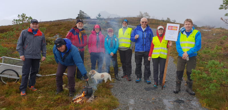 Polioaksjonen på Fagrefjellet 30. september 2018.