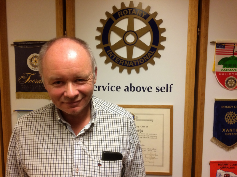 Rotarymøte 17. oktober 2018: Roald Mork held yrkes/egoforedrag: