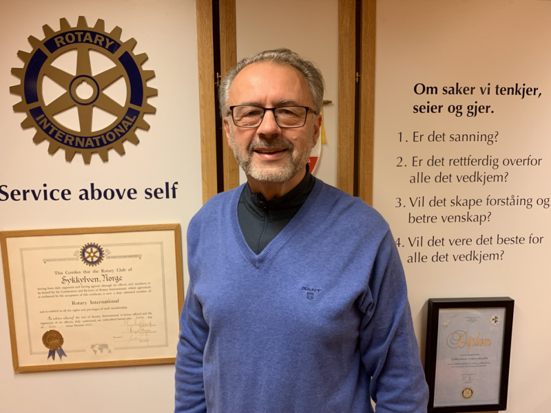 Rotarymøte 16.10.2019: Egoforedrag ved Knut Molnes: