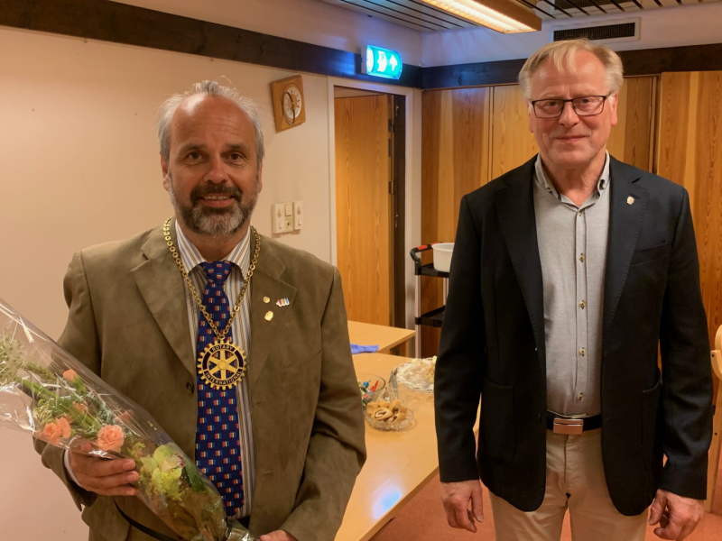 Rotarymøte 24.06.2020 med presidentskifte:
