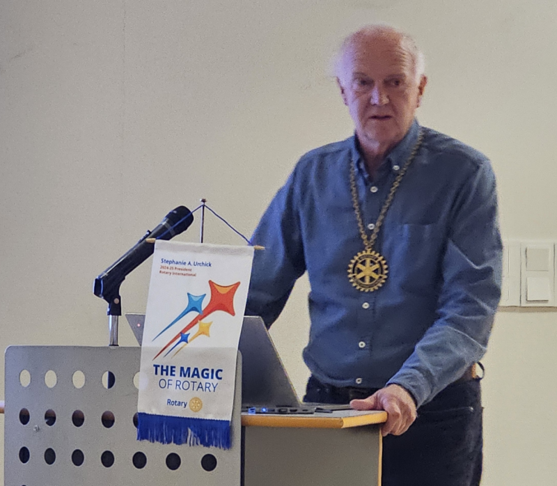 Medlemsmøte 26 juni 2024 med ny president Nils Arve