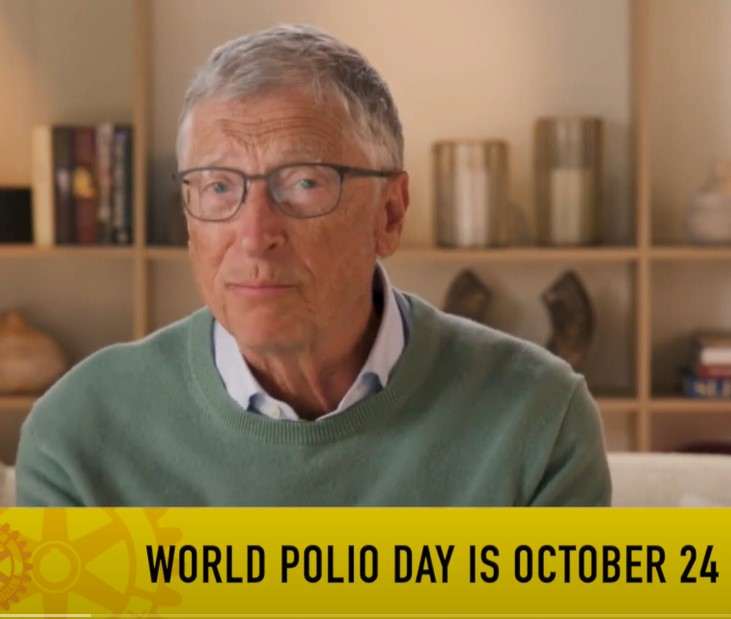 Høyr Bill Gates oppfordre oss til å bidra til Polioaksjonen