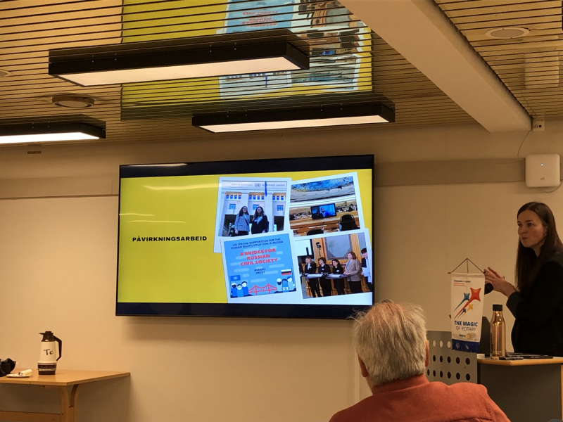 Medlemsmøte med besøk av Human Rights House Foundation