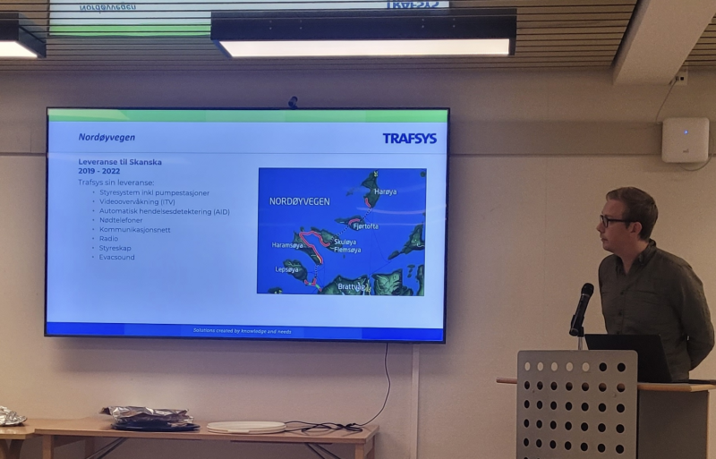 Medlemsmøter med presentasjon fra. Trafsys