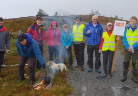 Polioaksjonen på Fagrefjellet 30. september 2018.