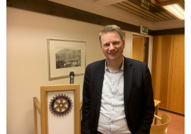 Rotarymøte 06.11.2019: Sjef i Sykkylven Energi, Per Arne Edvardsen: